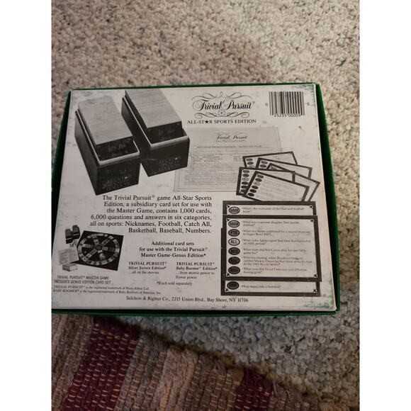 Vintage Trivial Pursuit All-Star Sports Edition Card Set - EUC - Complete - Picture 4 of 4
